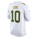 Green Bay Packers Jordan Love White Fashion Game Jersey