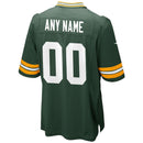 Green Bay Packers Green Custom Game Jersey
