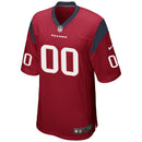 Houston Texans Red Customized Alternate Game Jersey