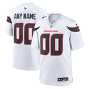 Houston Texans Road White Game Jersey - Custom