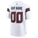 Houston Texans Road White Game Jersey - Custom