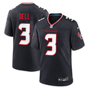 Houston Texans Tank Dell Navy Game Jersey