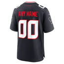 Houston Texans Black Home Game Jersey - Custom