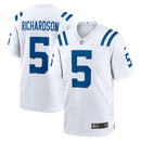 Indianapolis Colts Anthony Richardson White 2023 NFL Draft First Round Pick Game Jersey