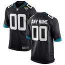 Jacksonville Jaguars Black Custom Game Jersey
