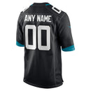 Jacksonville Jaguars Black Custom Game Jersey