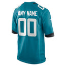 Jacksonville Jaguars Teal Custom Team Game Jersey