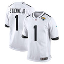 Jacksonville Jaguars Travis Etienne Jr. White Game Player Jersey