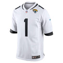 Jacksonville Jaguars Travis Etienne Jr. White Game Player Jersey
