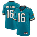Jacksonville Jaguars Trevor Lawrence Teal Prowler Throwback Player Game Jersey