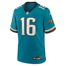 Jacksonville Jaguars Trevor Lawrence Teal Prowler Throwback Player Game Jersey