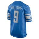 Jameson Williams Blue Detroit Lions Player Game Jersey
