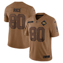 Jerry Rice Brown San Francisco 49ers 2023 Salute To Service Retired Player Limited Jersey