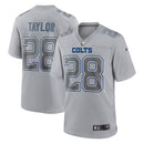 Jonathan Taylor Indianapolis Colts Gray Atmosphere Fashion Game Jersey