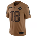 Justin Jefferson Brown Minnesota Vikings 2023 Salute To Service Limited Jersey