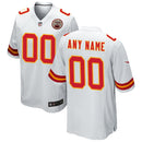 Kansas City Chiefs White Custom Game Jersey