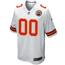 Kansas City Chiefs White Custom Game Jersey