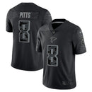 Kyle Pitts Black Atlanta Falcons RFLCTV Limited Jersey