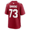 Lachavious Simmons Cardinal Arizona Cardinals Team Game Jersey