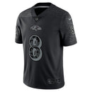 Lamar Jackson Black Baltimore Ravens RFLCTV - Limited Jersey