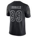 Los Angeles Rams Aaron Donald Black RFLCTV Limited Jersey
