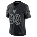 Los Angeles Rams Aaron Donald Black RFLCTV Limited Jersey