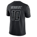 Los Angeles Chargers Justin Herbert Black RFLCTV Limited Jersey