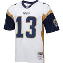 Los Angeles Rams Kurt Warner Mitchell & Ness White Big & Tall 2001 Retired Player Replica Jersey