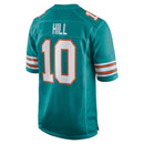 Miami Dolphins Tyreek Hill Aqua Alternate Game Jersey