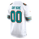 Miami Dolphins Game Secondary Alternate Jersey - White - Custom