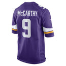 Minnesota Vikings J.J. McCarthy Purple 2024 NFL Draft First Round Pick Player Game Jersey