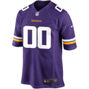 Minnesota Vikings Purple Custom Game Jersey
