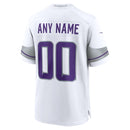 Minnesota Vikings White Alternate Custom Game Jersey