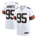 Myles Garrett White Cleveland Browns Away Game Jersey