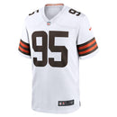 Myles Garrett White Cleveland Browns Away Game Jersey