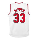 Youth Chicago Bulls Scottie Pippen Mitchell & Ness White Hardwood Classics Swingman Jersey