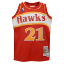 Youth Dominique Wilkins Atlanta Hawks Mitchell & Ness Red 1986-87 Hardwood Classics Swingman Jersey