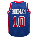 Youth Detroit Pistons Dennis Rodman Mitchell & Ness Royal 1988-89 Hardwood Classics Swingman Jersey