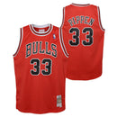 Youth Chicago Bulls Scottie Pippen Mitchell & Ness Red Hardwood Classics Swingman Jersey