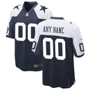 Navy Dallas Cowboys Alternate Custom Game Jersey