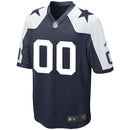 Navy Dallas Cowboys Alternate Custom Game Jersey