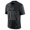 New England Patriots Mac Jones Black RFLCTV Limited Jersey