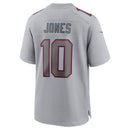 New England Patriots Mac Jones Gray Atmosphere Fashion Game Jersey