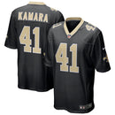 New Orleans Saints Alvin Kamara Black Game Jersey
