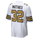 New Orleans Saints Tyrann Mathieu White Player Game Jersey