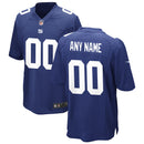 New York Giants Nike Royal Blue Custom Game Jersey