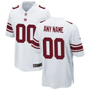 New York Giants White Custom Game Jersey