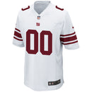 New York Giants White Custom Game Jersey