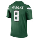 New York Jets Aaron Rodgers Gotham Green Legend Player Jersey