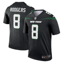 New York Jets Aaron Rodgers Stealth Black Alternate Legend Player Jersey